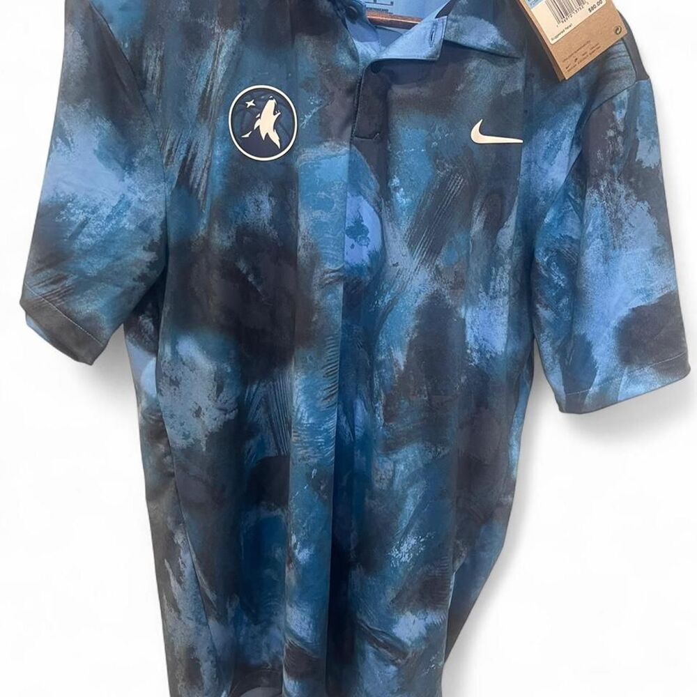 Nike Minnesota Timberwolves  Size Medium Men's Dri-Fit Polo-shirts